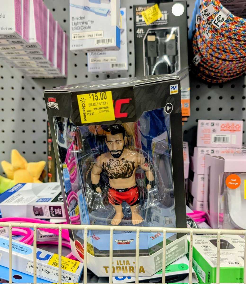 damienfarronMMA's tweet photo. Ilia Topuria toy spotted on discount following his loss 😢 https://t.co/Q3Gl6AmEzj