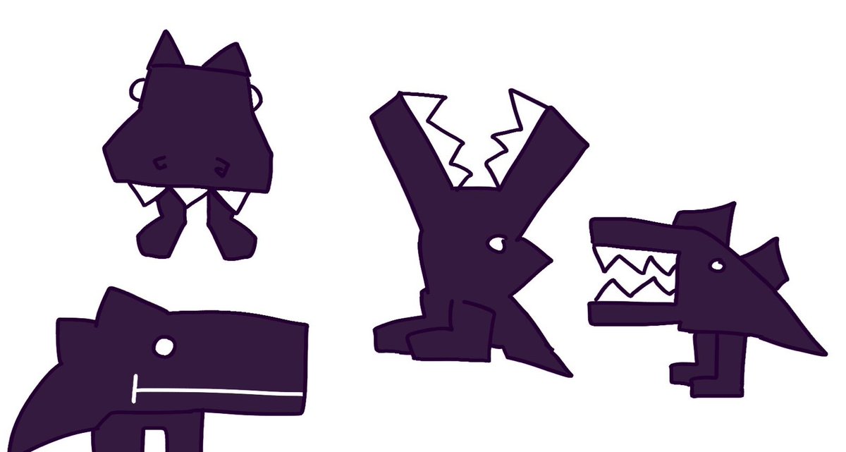enbyerror's tweet photo. glebus origins 2 . These sets of doodles are why he is so purple https://t.co/XPpGmICUL6
