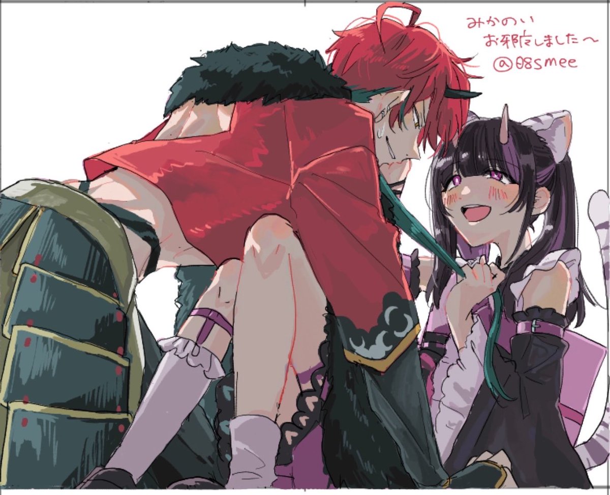 08smee's tweet photo. 絵チャでみかのい　#超かぐや姫 https://t.co/BauAPQWL6o
