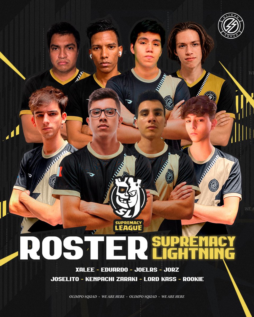 OlimpoSquad's tweet photo. #CR | ¡ROSTER!

Una nueva edición de la @CR_Supremacy Lightning se avecina. Como es de costumbre, el Olimpo no se podía quedar fuera. 

Estos son nuestros Dioses seleccionados para esta competición:

⚡️@xAleeCR 🇦🇷 
⚡️@EduardoCR__ 🇵🇪 
⚡️@DarknessCrPe 🇵🇪
⚡️@Jorz221 🇪🇸 
⚡️@DARKSOU86354996 🇲🇽 
⚡️@iluminatedHW 🇻🇪 
⚡️@Lord_KassCR 🇵🇪 
⚡️@RookieCRyay 🇳🇴 

¡Vamos en busca de un nuevo título!

#WeAreHere⚡️ #GoOS