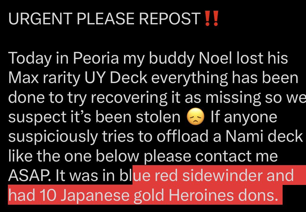 Bebop_02's tweet photo. STOLEN UY NAMI DECK https://t.co/0tM6qsY1Ys
