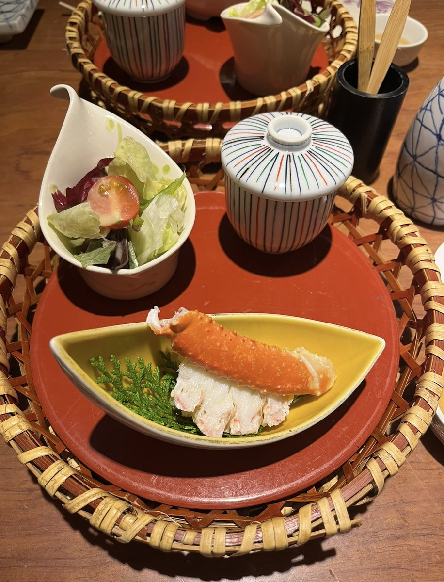 super257's tweet photo. かに道楽のランチ🦀 https://t.co/mWq1Gx9Cy6