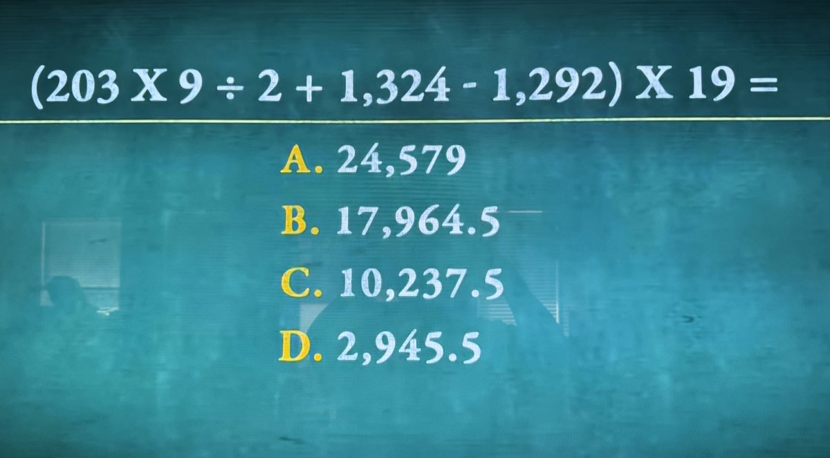 atensnut's tweet photo. This was a math problem on President  Trump’s cognitive test.  He got it right.  

How long did it take you? https://t.co/hyMgvoeLCu