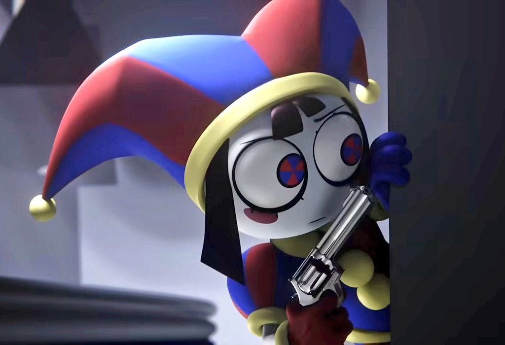 BrunaFerna50766's tweet photo. Interesting fact about Pomni: In episode 9, Pomni pays homage to Jax in several ways. She is using the same gun that Jax found and gave her. She settles on the couch where Jax used to sit. She has taken an interest in playing Piano and breaking the fourth wall
#funnybunny #pomni https://t.co/EnaiYUgolQ