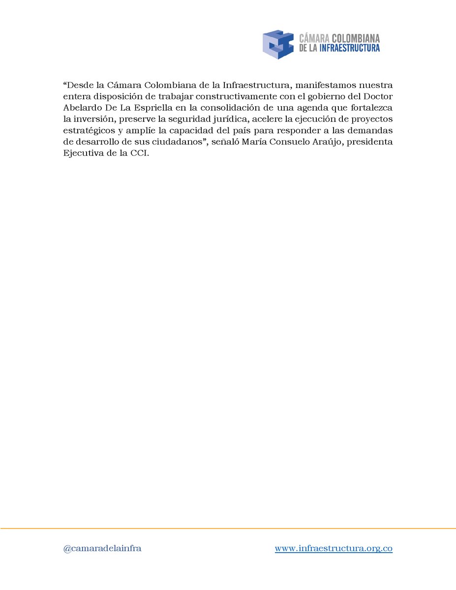 Cámara Colombiana de la Infraestructura tweet media