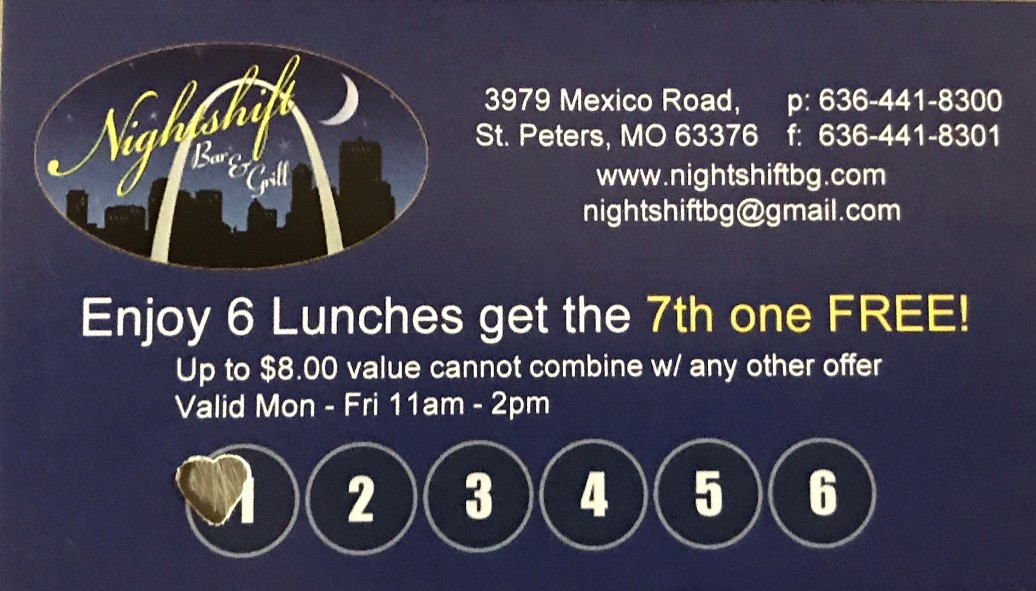 NightShiftBG's tweet photo. Lunch specials for the week available Mon-Fri 11a-2p. Buy lunch 6 times and your next lunch is FREE!

https://t.co/6rw6lsAIIP

M-chicken bacon ranch quesadilla
Tu-chicken wrap
W-crab fettuccine
Th-cheeseburger sliders
F-pot roast platter https://t.co/DVpHxjYaSV
