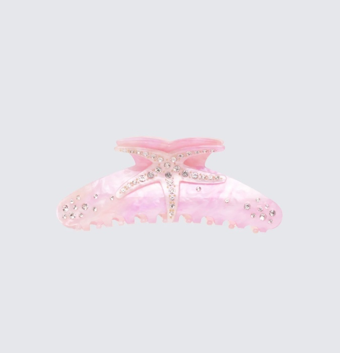 SpoilBuffy's tweet photo. I just received Kismet Pink Diamante Starfish Hair Claw Regular price from pjsimp via Throne! Thx ily <3 https://t.co/tcHbhJXQsk #Wishlist #Throne https://t.co/wM6OWfjVLi