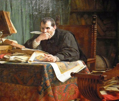 mendadaknih's tweet photo. Darah, Dusta, dan Diplomasi: Machiavelli di Tengah Kekacauan Italia

Tahun 1513. Sebuah petang di desa kecil San Casciano, Italia. Seorang pria kurus dengan wajah keras dan mata tajam duduk menulis di sebuah meja kayu. Ia tak lagi memiliki jabatan. Baru saja dipenjara, disiksa, dan diasingkan. Namanya: Niccolò Machiavelli.

Dulu ia adalah diplomat penting di Republik Florence. Ia menyaksikan langsung kekacauan Italia, perang antar kota, pengkhianatan politik, dan ambisi para pangeran yang haus darah. Tapi kini ia hanya bisa mengamati dari jauh. Tidak lagi berada dalam permainan. Dikeluarkan dari lingkaran kekuasaan.

Di bawah cahaya lilin, ia mulai menulis. Tapi bukan untuk membalas dendam dengan kemarahan. Ia menulis dengan dingin, seperti ahli bedah yang membedah bangkai politik dengan pisau analisis tajam. Buku itu bukan hanya teori, tapi manual, cara bertahan, cara menguasai, cara menipu dan menaklukkan.