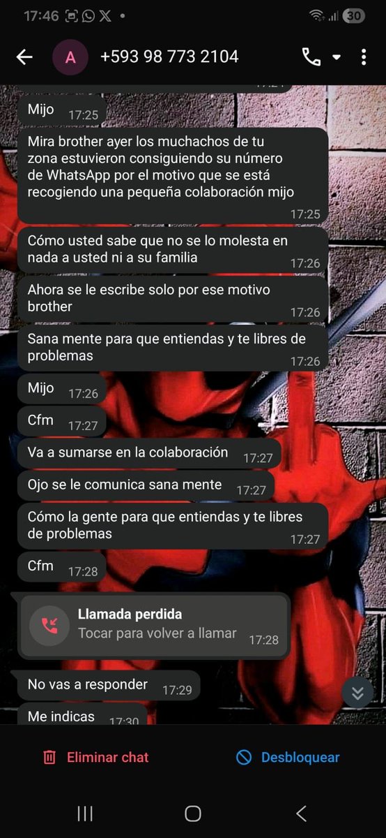 EmergenciasEc's tweet photo. #DenunciaCiudadana
#Vacunadores
Ayuden a reportar y bloquear este número que está extorsionando a varias personas https://t.co/AFRy1uiPhE