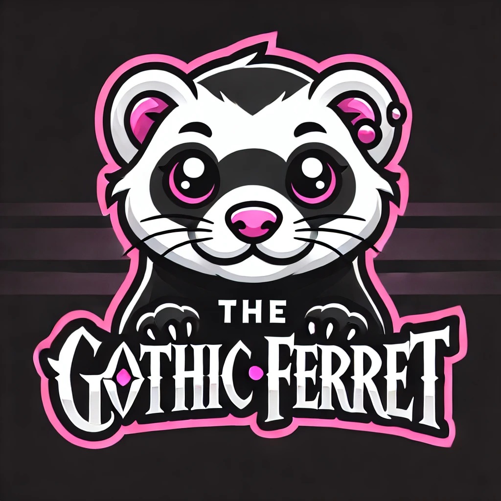 GothicFerret's tweet photo. I need your help. Been thinking of changing my logo. The first one is my current one that I had commissioned and spent a pretty penny for. The second one I had ChatGPT create for me cuz I'm broke as shit and can't afford someone else to draw and I have a hard time even drawing stick figures. Which one do you all like? Should I stick with my current one or change to the one I had AI create for me? Let me know.