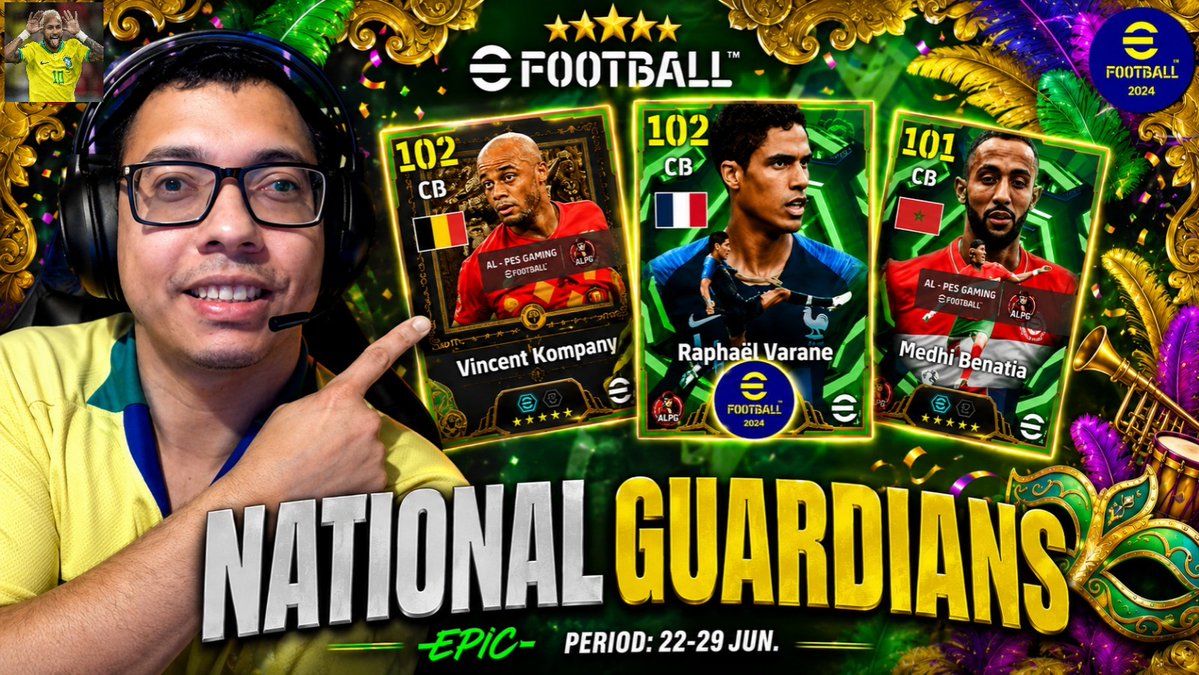 Wellzito_Gamer's tweet photo. PRÉ ATUALIZAÇÃO DE DOMINGO AO VIVO - KOMPANY, VARANI E BENATIA CHEGANDO https://t.co/r2hfhY2C8k

#efootball #selecaoefootball #efootballmobile https://t.co/FTS7w1omfw
