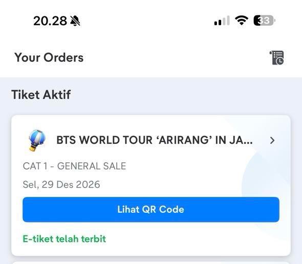 hellohosh_'s tweet photo. WTS tiket bts arirang in jakarta, day 3 - cat 1
ada 2 tix, diurus sampe jadi wb
yang serius-serius aja, langsung dm
#BTS_ARİRANG #bts #konserbts #wts #btsworldtour #tiketbts https://t.co/dxfRoPz8Oq