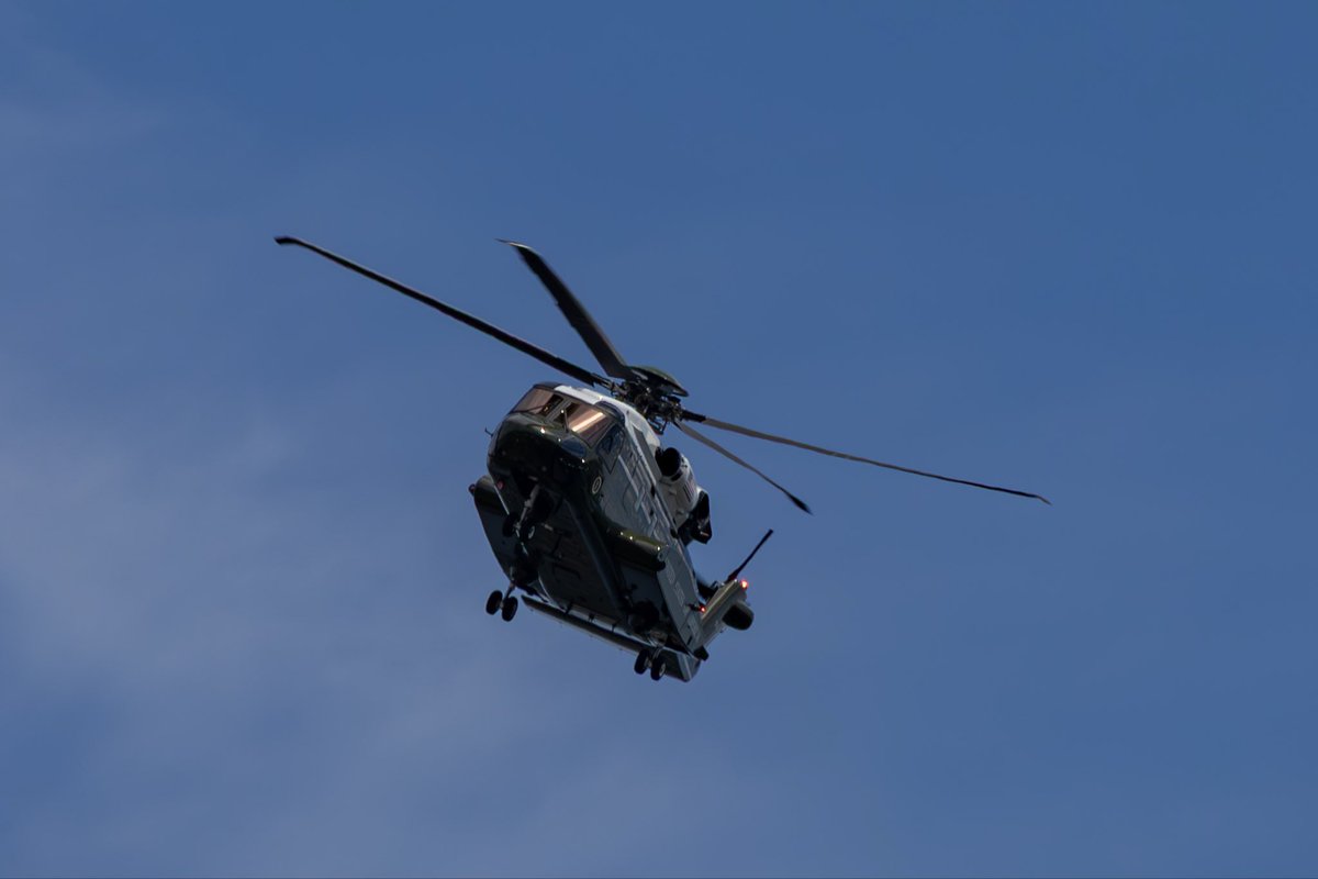 dmvfirepolice's tweet photo. The new Sikorsky VH-92A Patriot was among the helicopters present https://t.co/fVocxJU0kt