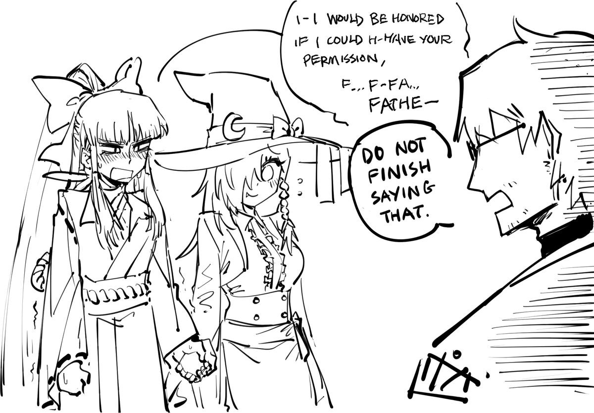 Kaibootsu's tweet photo. reimu celebrates father's day https://t.co/QeCF8NYbEk