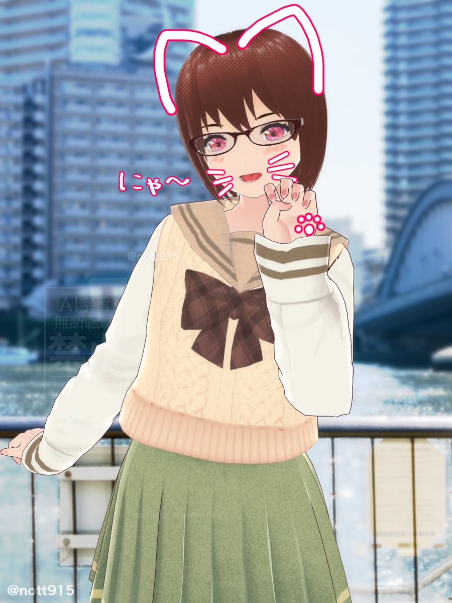 nott915's tweet photo. 22日ですね。
今月も「にゃー」をまとめました🐈💖
いつもありがとうございます🥰💕
にゃー🐈💞
#VRoid
#MRPhoto
#月刊にゃー https://t.co/AA8yGMIM0f