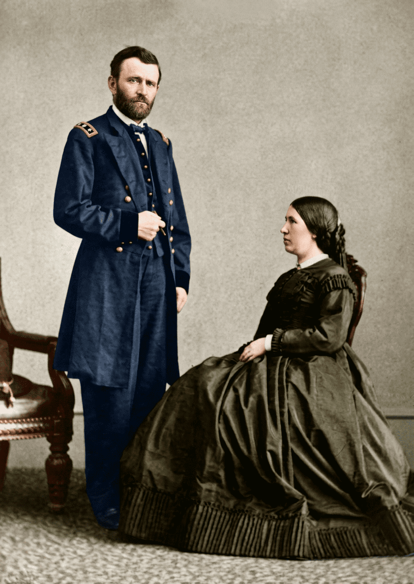 ChasingHist_ory's tweet photo. In 1884, Ulysses S. Grant found himself in a bit of a pickle—dying of throat cancer and completely broke. Turns out, a swindler had made off with his fortune.

Desperate to leave something for his wife, Grant reluctantly agreed to write his Civil War memoirs, eyeing a pitiful 10% royalty. Enter Mark Twain, who took one look at that deal and called it a robbery. He swooped in and offered Grant a much sweeter 70% through his own publishing company.

With death nipping at his heels, Grant hustled to finish the book, wrapping it up just days before his passing in July 1885.

What did he leave behind? One of the greatest memoirs ever written. The royalties netted his widow nearly half a million dollars—about $16 million today—and the book has been in print ever since.

#truestory #DidYouKnow #chasinghistory #civilwar #AmericanHistory 

Picture 1: Ulysses and Julia Grant circa 1864 or 1865 - Library of Congress