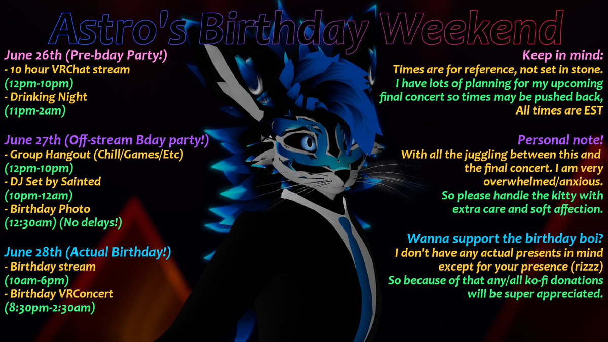 astroscave's tweet photo. Lots of stuff going on this weekend for my birthday, hope to see ya! https://t.co/RB61Zpw37r