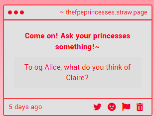 _Alice__FPE_'s tweet photo. "If we mean MY Claire, we're closer than we ever have been before... Sure there's been some small kinks to work out, but we've got there!"

"It's taken a lot of time and trust building, but, we're back to the best friends I always wanted... Seeing her happy makes me happy too..." https://t.co/9OE1PEI7IG