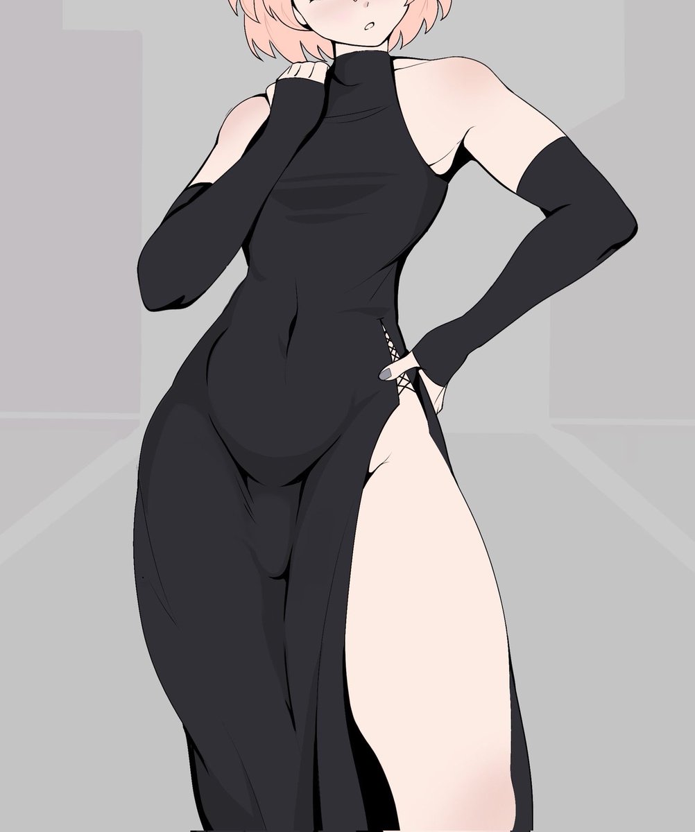 PINKRIDERCLASS's tweet photo. Erh-

I dunno , dresses aren’t
 REALLY my thing-?

Maybe if it were shorter-

Brighter on the colors-

…

You’re not listening are ya-? https://t.co/i5bZRzQTVi