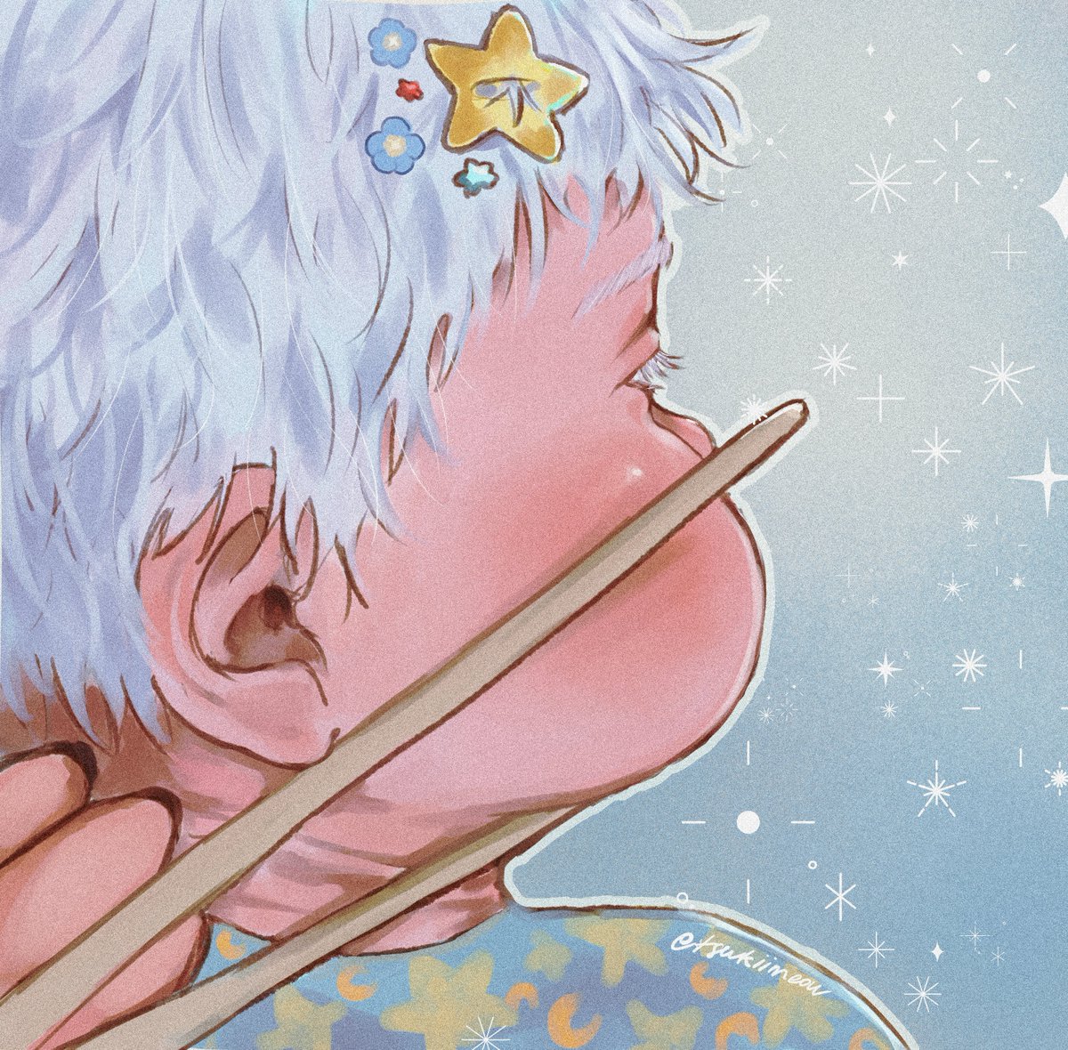 tsukiimeow's tweet photo. nothing better than repost gojos baby on father's day he would be an amazing father #gojosatoru https://t.co/6Mt1XY5y7c