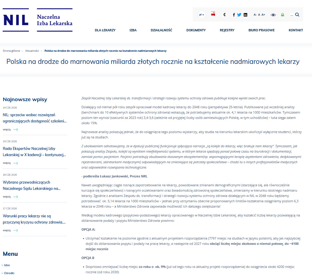 nathangrawesh's tweet photo. @mickpll Oczywiście, lekarze dość otwarcie walczą o to, żeby konkurencja na rynku była jak najmniejsza i zmniejszać liczbę miejsc na kierunkach medycznych. https://t.co/Zrlcu5WKEs