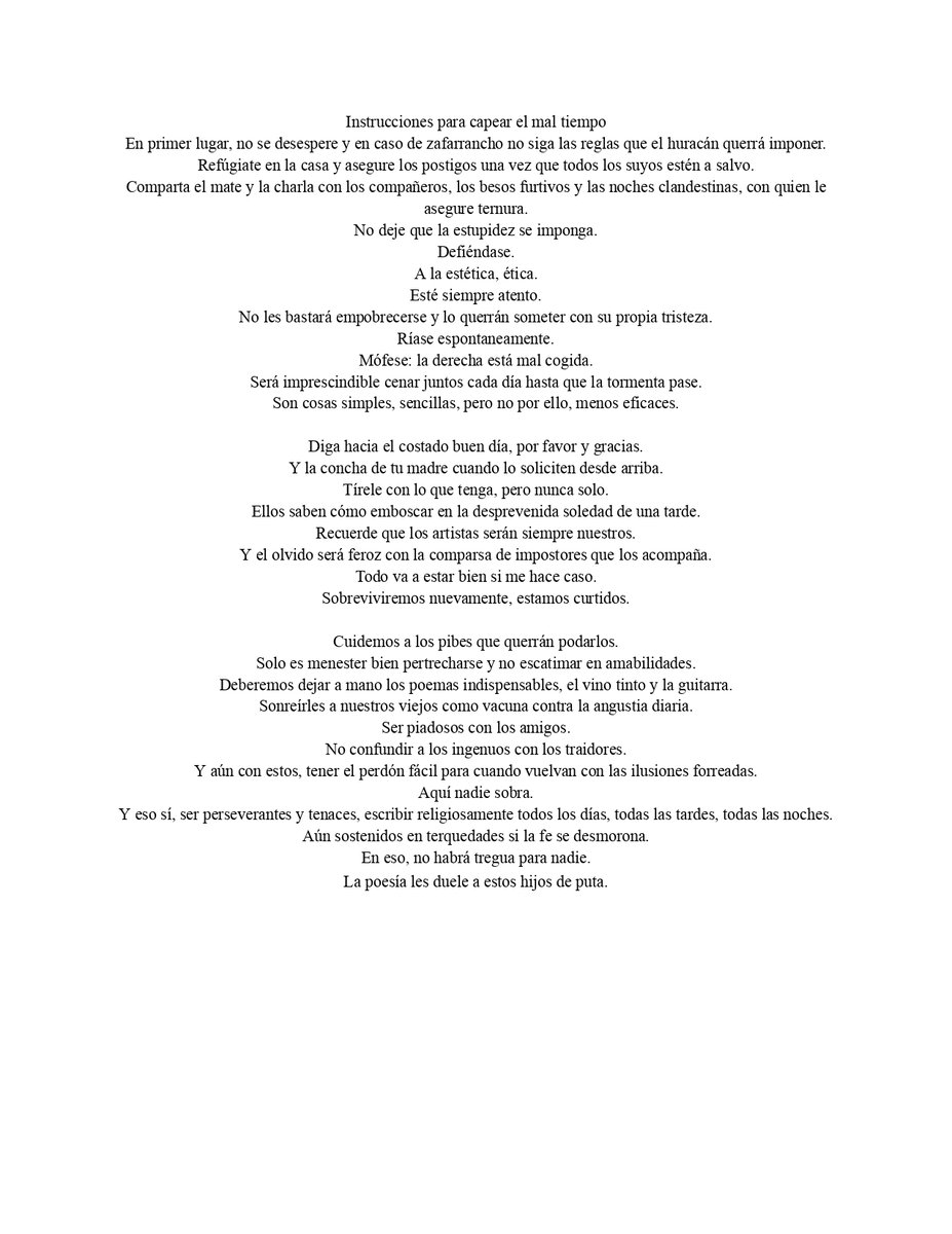 MarxTriste's tweet photo. En un dia como este les dejo esto de Paco Urondo https://t.co/z3POE33sl7