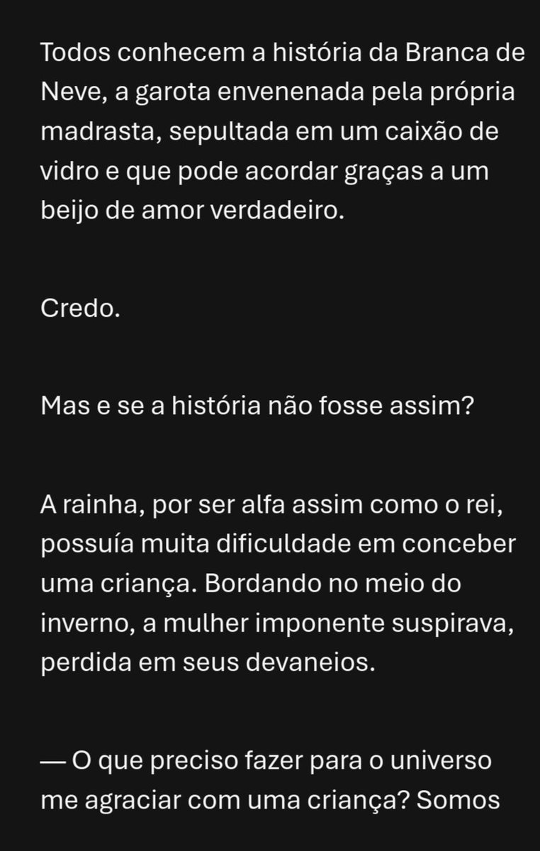 labrobra's tweet photo. Subestimei minha capacidade de reescrever o conto da princesa q eu menos gosto (tem umas 10 páginas e ainda to na metade)

Então espero que gostem do teaser/prólogo de: Fairytale Gone Bad!

Uma Au/fanfic JiKook que o Ji é a Branca de Neve e o JK o caçador! https://t.co/oGUGam8tIv