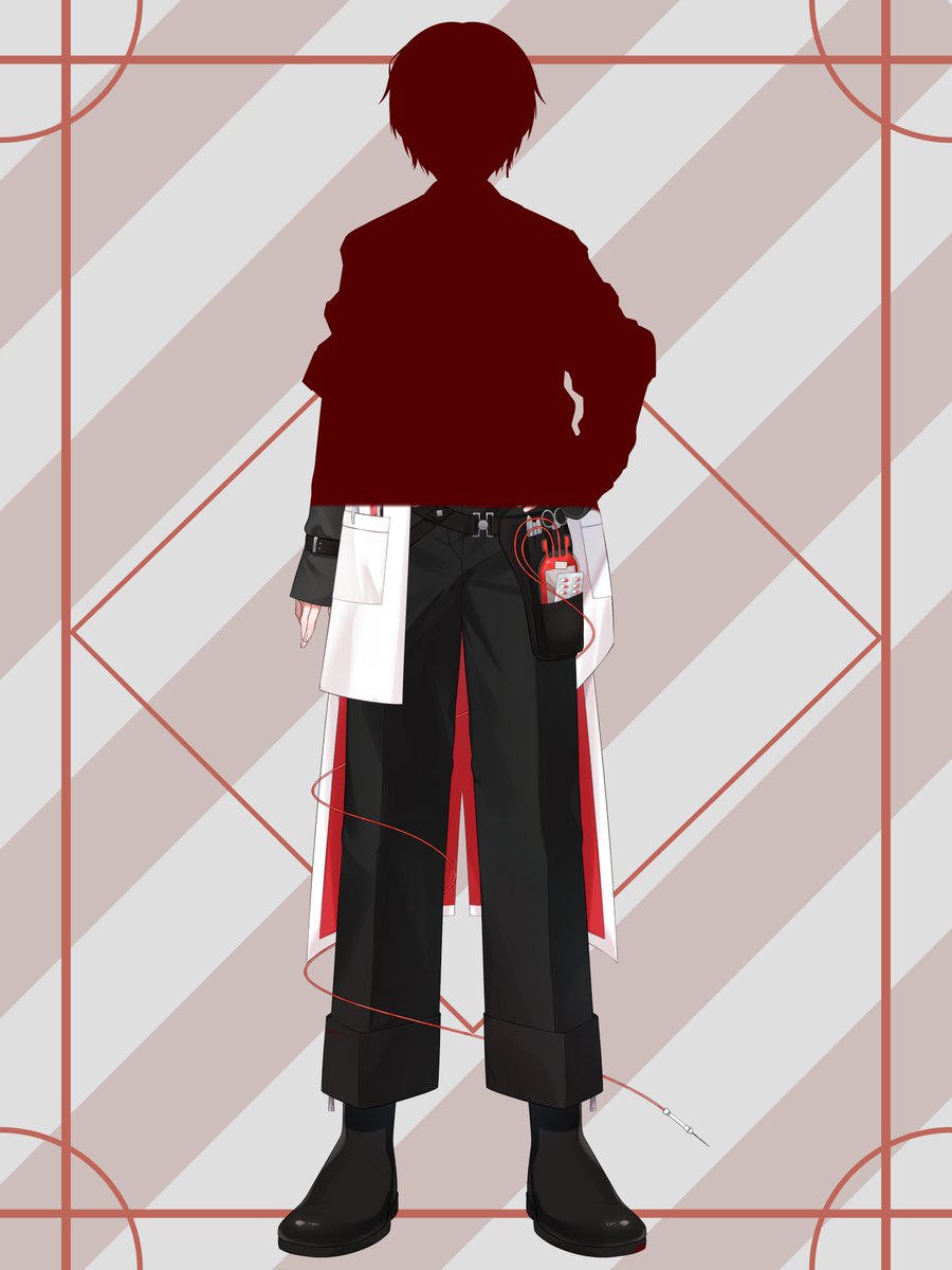 Psuke_jp's tweet photo. #おはようＶライバー 
#おはようＶTuber 
おはようございます☀️
今日はお仕事がお休みなので、いつもより少しゆっくり

そして本日…
ついに下半身まで公開します🔥
注目ポイントは腰に付いている「輸血パック」🩸

臨床検査技師Vtuberならではのこだわりが詰まっているので、ぜひチェックしてもらえると嬉しいです！

今日もゆるっと頑張っていきましょう💪
#Vtuber推し探しにどうぞ 
#臨床検査技師Vtuber 
#医療系Vtuber 
#個人Vtuber