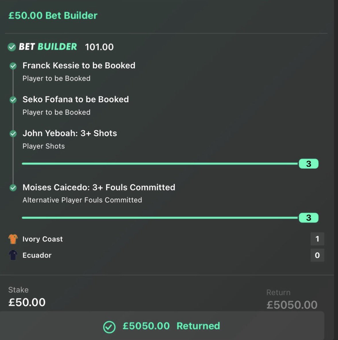 FredoTipping's tweet photo. Had a fair few 100/1+’s across the world cup🤣🔥🌍

We’ll be doing a huge cash giveaway of £1000 between 5x of you who simply:

❤️ like this post
♻️ retweet this post
✍️ make sure you’re in the tele!

Liking the next lot of fixtures, make sure to be involved👀👇 https://t.co/7uTSWxpS9N