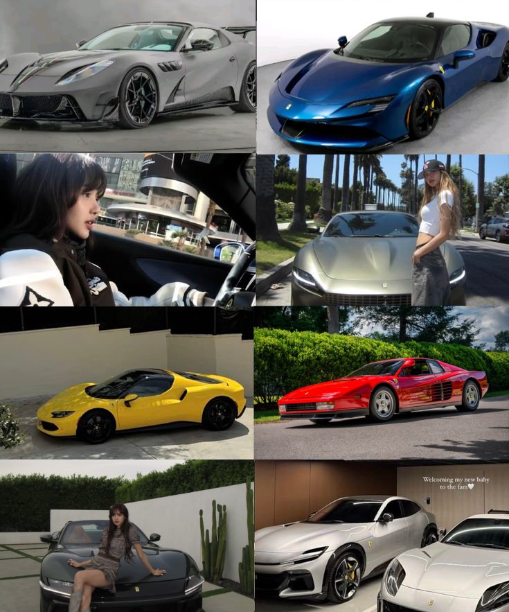portalblackpink's tweet photo. É só falarem mal dela que ela aparece com uma Ferrari nova! 🤭 https://t.co/0DGVWNsa1Y