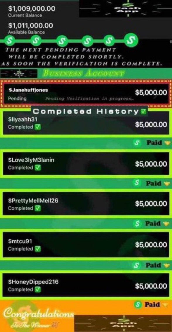 uA_fdk's tweet photo. Send me your cash app tag and PayPal for blessings rn 🎊🎉🥰 https://t.co/jZLSiec58f