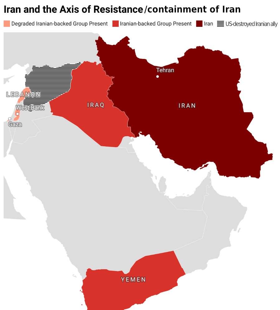BrianJBerletic's tweet photo. 🇺🇸/IRAN The US-backed Israeli War on Lebanon is Part of the US War on Iran 

▪️The US has, from 2024-2026 waged direct war on Iran either through its own military forces or those of Israel spanning both the Biden & Trump administrations; 

▪️The US has also waged regional war on Iran for decades, attacking and toppling the nation of Syria culminating in war spanning 2011-2024, war on Ansar Allah in Yemen, and of course war on Hezbollah in Lebanon spanning the entire 21st century including a major US-sponsored Israeli invasion of southern Lebanon in 2006 and now again in 2026; 

▪️This is one single war - not separate semi-related conflicts - which is why an "MOU" supposedly ending hostilities against Iran must include ending hostilities against Hezbollah in Lebanon; 

▪️ A failure to end attacks on Hezbollah in Lebanon & forcing Israel out of Lebanese territory means that despite the "MOU" being signed - the US gets to continue its war on Iran simply via Israel against Iran's asymmetric regional defenses - winning a "breather" for itself while continuing to tighten the encirclement and isolation of Iran;

▪️This further proves the US seeks further war, not peace, and is seeking to manage the war's progress, not end it;