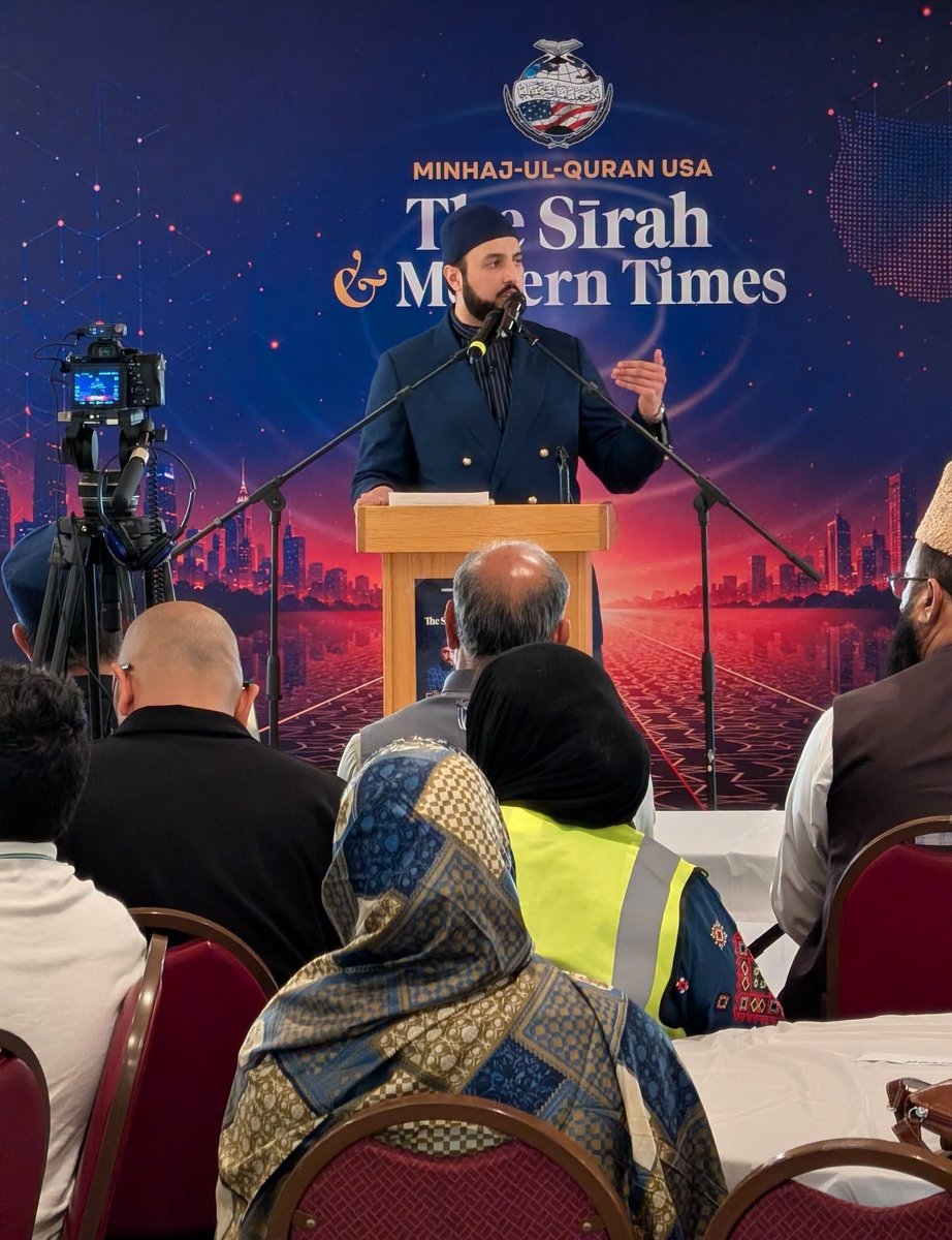 HammadQadriMQI's tweet photo. USA, Connecticut, USA: Shaykh Hammad Mustafa al-Madani al-Qadri delivered the fourth lecture of his USA tour series “The Sīrah & Modern Times: The Universality of Prophetic Sīrah and The Sermon of Jerusalem” at a special gathering hosted by Minhaj ul-Qur'an Connecticut in Wethersfield Community Center Hartford.

Shaykh Hammad Mustafa Qadri reflected on the challenges faced by the Holy Prophet ﷺ during the Year of Sorrow, following the passing of Sayyidah Khadijah al-Kubra (رضی اللہ عنہ) and Abu Talib, as well as the intense persecution endured by the early Muslim community. He explained how Allah Almighty honoured His Beloved ﷺ through the miraculous journey of Al-Isra wal-Mi‘raj, granting him comfort, elevation, and a unique gathering with the Prophets and Messengers in Bayt al-Maqdis. There, the Holy Prophet ﷺ addressed an assembly of 124,000 Prophets, delivering a profound sermon that highlighted His ﷺ mission and the blessings bestowed upon His ﷺ Ummah. 

Shaykh Hammad Mustafa Qadri highlighted the profound significance of the Qur'anic declaration that the Messenger of Allah ﷺ was sent as “a mercy to all the worlds.” Shaykh Hammad Mustafa Qadri explained that the mercy of the Holy Prophet ﷺ is universal in scope, extending beyond race, nationality and religion, encompassing all of humanity and indeed all creation. 

Shaykh Hammad Mustafa Qadri further emphasised that the Prophetic model is multidimensional, offering guidance in every sphere of life. Whether in spirituality, family relationships, community leadership, business ethics, social conduct, or interactions with the wider world, the Sīrah provides a complete framework for achieving balance, excellence, and success. Shaykh Hammad Mustafa Qadri noted that the Holy Prophet ﷺ was not merely a spiritual guide, but the perfect example for every aspect of human life. 

Shaykh Hammad Mustafa Qadri explained that despite advances in technology, communication, and society, the fundamental challenges facing humanity remain unchanged. The Sīrah of the Holy Prophet ﷺ continues to provide timeless solutions for overcoming injustice, responding to hardship with patience, and mercy, compassion, and moral excellence in an increasingly complex world. 

Concluding the lecture, Shaykh Hammad Mustafa Qadri reminded attendees that the greatness of the Holy Prophet ﷺ was manifested not only through His ﷺ message but through His ﷺ character and conduct.

#TheSirahAndModernTimes #ConnecticutMuslims #CTEvents #MuslimCommunity #HMQ #ShaykhHammadQadri #ShaykhHammadMustafa #USA2026 #Sīrah