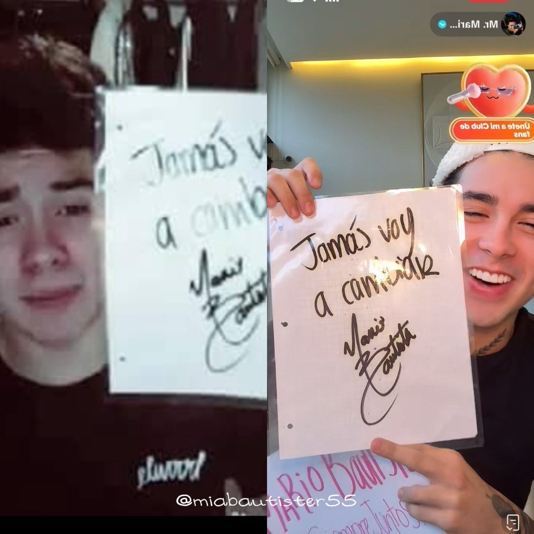 itsmiabc's tweet photo. Nuestra Pinky Promise sigue vigente 💘... Y seguirá vigente... Hay cosas que no cambian te amo @mariobautista_ https://t.co/Ddg9rbzYmI