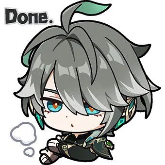 ukekaveh's tweet photo. Ik some people disliked the new genshin's chibi artstyle (I also have the same issues with a few characters) but the fact that they kept Alhaitham's lower lashes unlike most of his chibis is kinda dear to me https://t.co/5dzh7MSIEw
