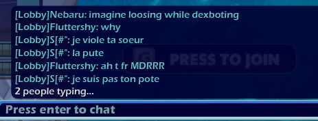 StressJ's tweet photo. Cassidy dextbotting not even trying to hide it + swearing hardcore in french if anyone know who is this and @DiffensiveGames could we ban this guy for cheating and swearing ? https://t.co/I8ALAKo7M5