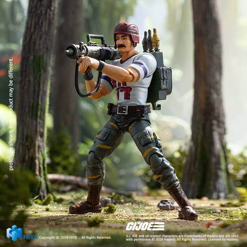 Nin_Nin_Game's tweet photo. Bazooka joins the fight in Tiger Force style 🐯

G.I. Joe Bazooka Tiger Force Ver. 1/18 Scale Exquisite Mini Action Figure from Hiya Toys brings the iconic hero to your collection with compact size.
Pre-order now👉 https://t.co/oaFq7CgH6Y

#GIJoe #Bazooka #TigerForce #HiyaToys #ExquisiteMini #ActionFigure