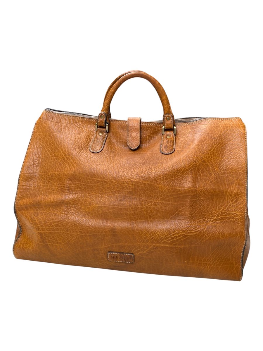 希少な金色 最高級 本革 GOLD PFEIL ボストンバッグ ドイツ製 80s GOLD PFEIL Leather Boston Bag 21,000円(税込23,100円) ドイツの