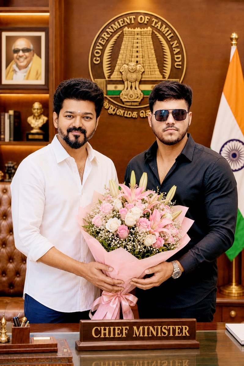 SONU_SRIV45's tweet photo. 𝐇𝐀𝐏𝐏𝐘 𝐁𝐈𝐑𝐓𝐇𝐃𝐀𝐘 to our beloved @TVKVijayHQ 𝐒𝐢𝐫..💐 From delivering unforgettable moments on the silver screen to embarking on a new journey to serve the people, you continue to inspire millions Your dedication, humility, and vision make us proud to be your fans..❤️ https://t.co/1OvzDv7eZD