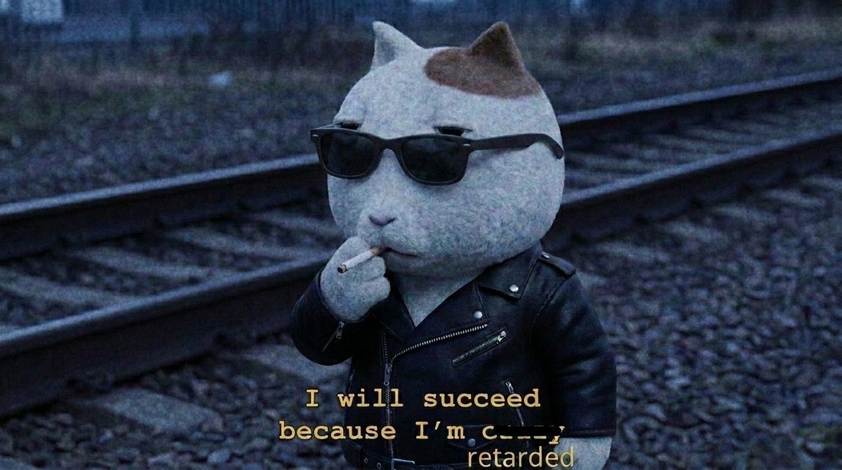 Shubsdegen's tweet photo. GM bros 

We will make it 

Not because of luck 

But because we are retarded 

Let’s lock in this week 🫡 https://t.co/sJkzDN9hau