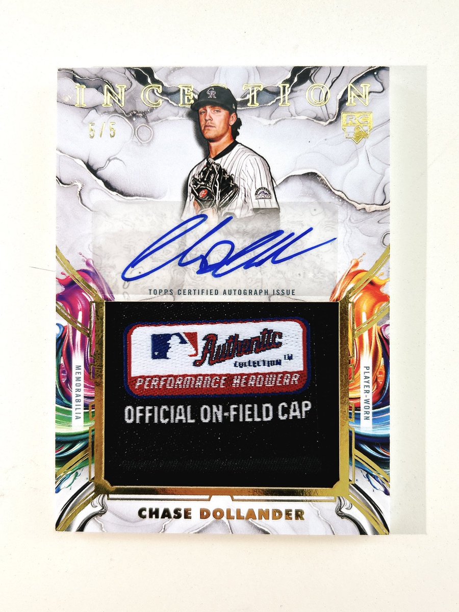topps 2025 INCEPTION 本日1箱目開封結果！！ (まとめて載せようと思っ 