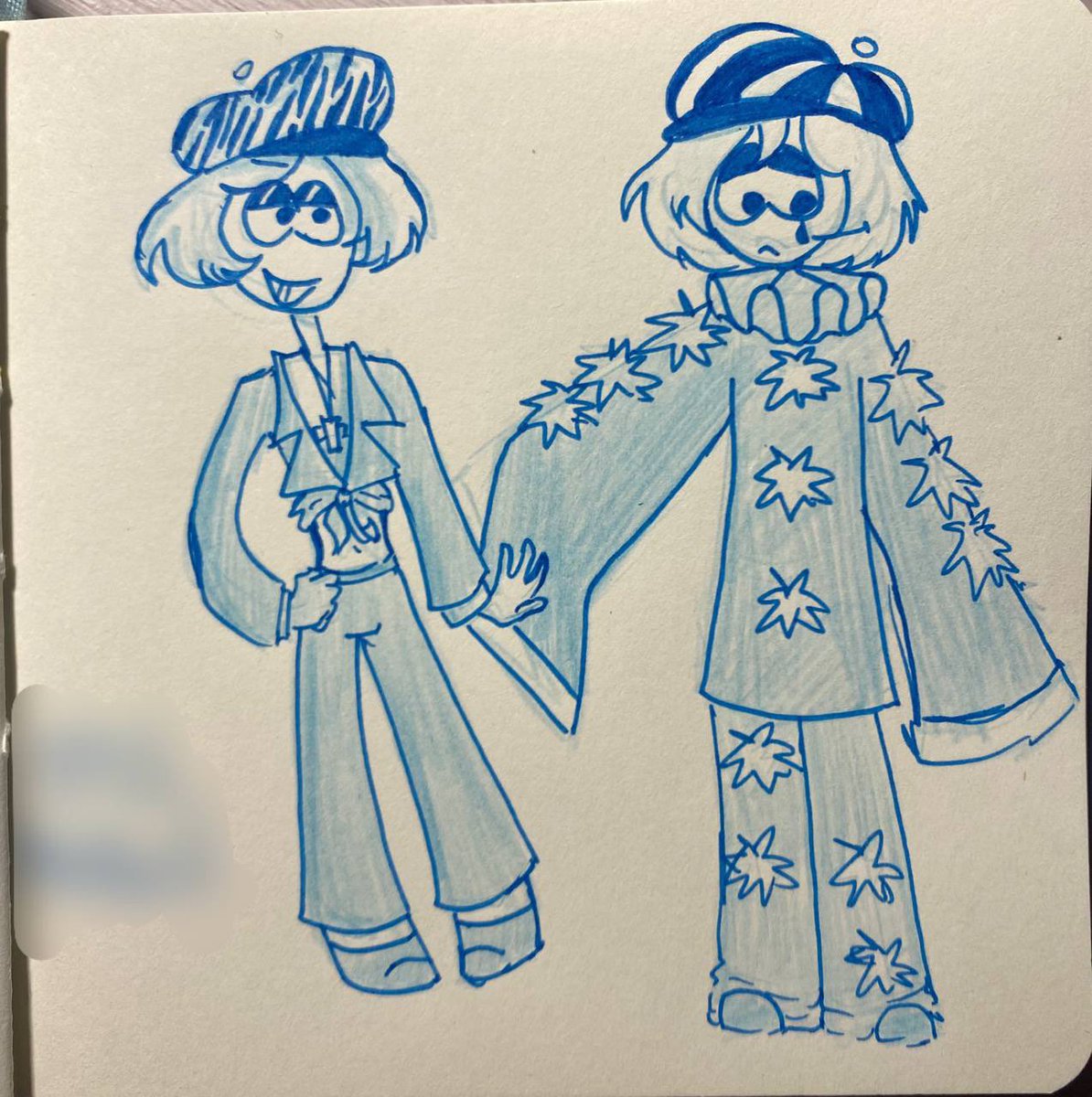 tomomo_yo's tweet photo. I prefer to draw in a notebook

The first character belongs to @Keers180949 

#sketh #sketching https://t.co/WzJjTPyCbS