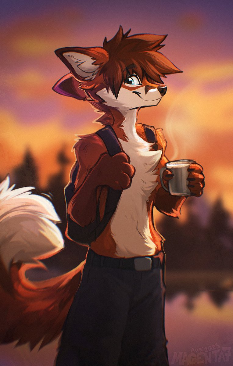 magenta7fox's tweet photo. Travel #furryartㅤㅤㅤ 
For ~nightfox88 (FA) https://t.co/1UFPue3ne8