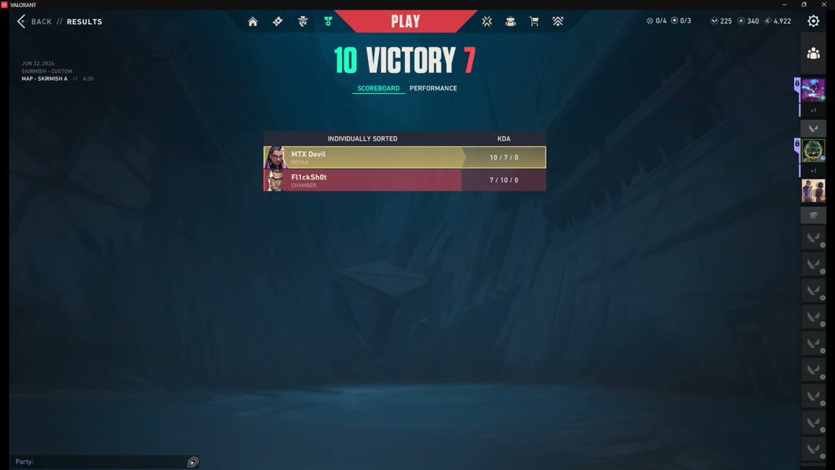 AamerFasih's tweet photo. Drop another one in 1vs1 Skrimish hosted by @Matrixesports69 

In Semifinals .... 

#valorant https://t.co/97u4Imw8BX