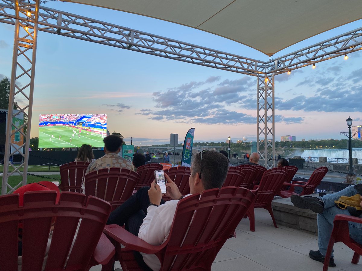 jake__cantrell's tweet photo. @FreddyLA7 There’s a pretty chill place that hosts outdoor World Cup watch parties for every game, we discovered it last week on our vacation there! Queen Victoria Place Restaurant https://t.co/TKrV9uosju