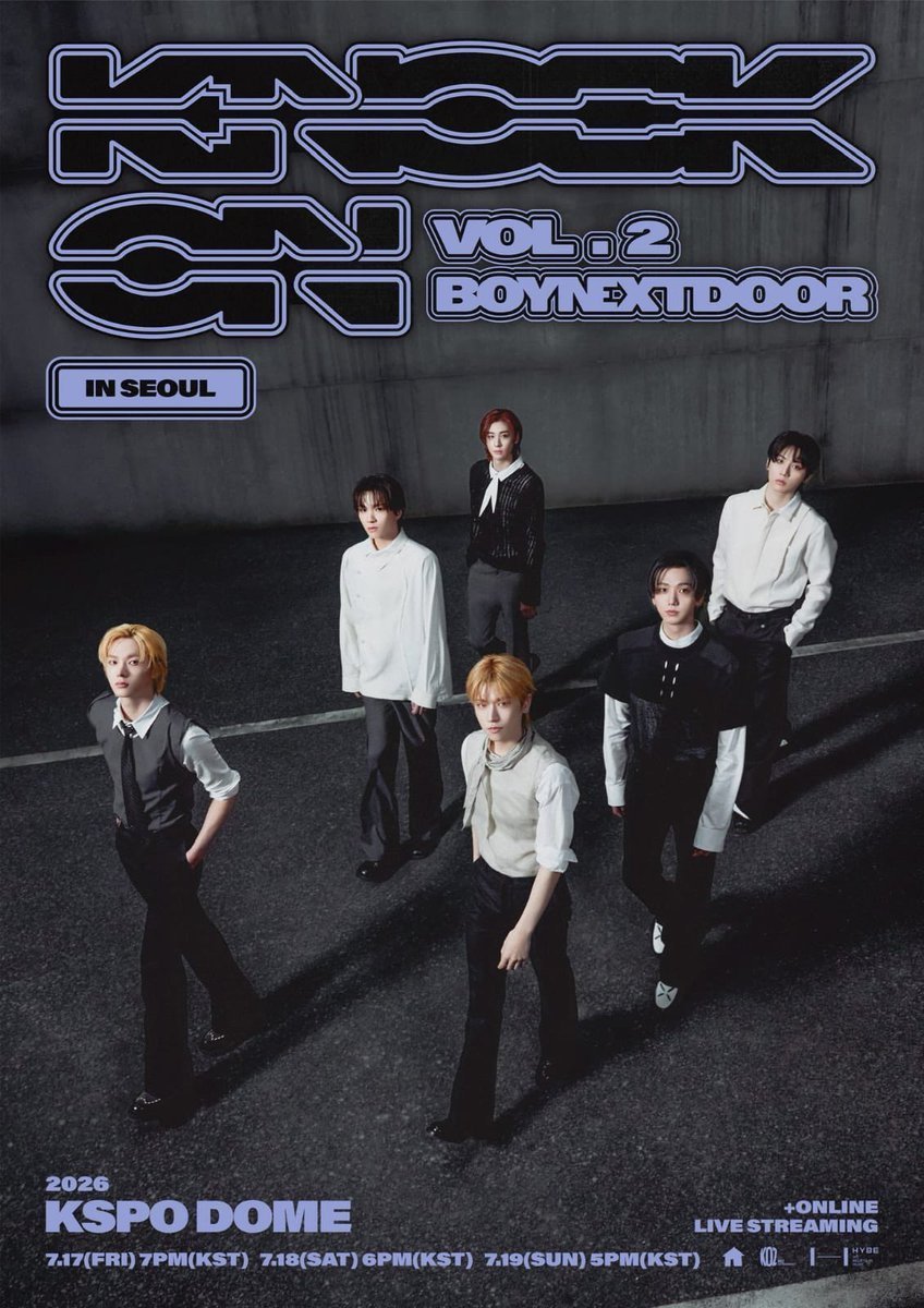 MinaTicketHub's tweet photo. BOYNEXTDOOR TOUR 'KNOCK ON Vol.2' IN SEOUL

📍 KSPO DOME

✔️ 7/17 ～ 7/19

🎫 チケット代行受付中

🎟️ FC先行販売：6/22 20:00
🎟️ 一般販売：6/23 20:00

チケットのご予約をご希望の方は、DMまでお気軽にご連絡ください📩

#BOYNEXTDOOR #BND #KNOCKONVOL2 #ボイネク #チケット代行 https://t.co/OeVcQXkzwH