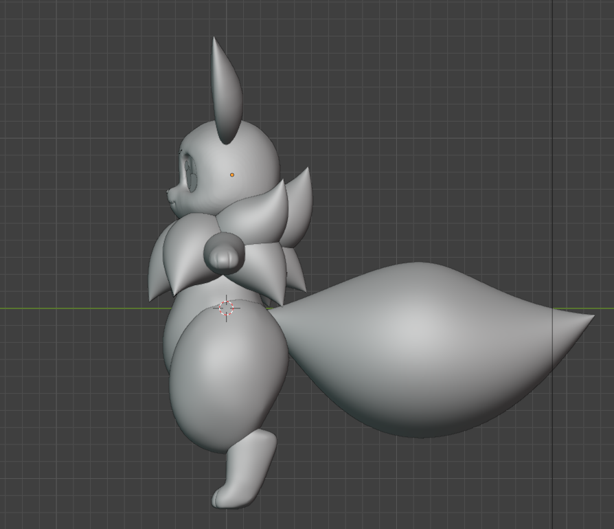 katooart's tweet photo. VRChat  eevee Avatar WIP! 

#eevee #WIP #Vrchat #avatar #pokemon #blender https://t.co/Ec3kV82Kl1