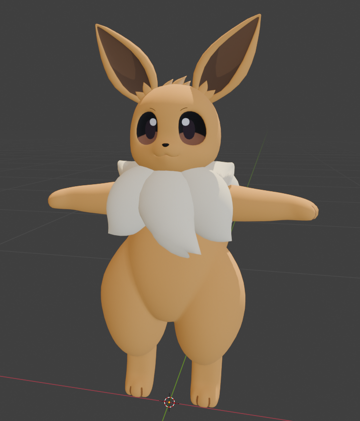 katooart's tweet photo. More eevee!!! Wip VRChat avatar 

#eevee #vrchat #pokemon #wipㅤ https://t.co/dJFhyhlgk4