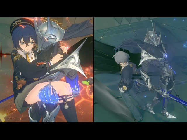 Postalw15's tweet photo. @Raspb3rryMochi @lXavil11 @aruluv_ Algunas animaciones cambian segun el prota y si es Dps Atacante https://t.co/e7NU1ruNnJ