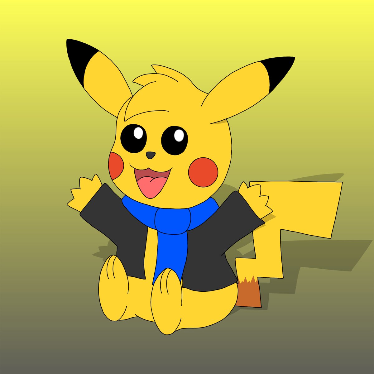 RayMouse2000's tweet photo. Ray Pikachu 

Ray in Pikachu form, ready and waiting for some hugs. https://t.co/qI0r0zvy6V